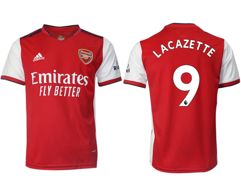 Men 2021-2022 Club Arsenal home aaa version red #9 Soccer Jersey